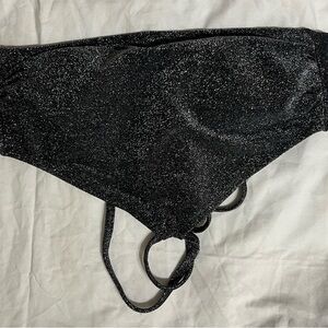 wild fable Shimmer Black Bikini Bottom